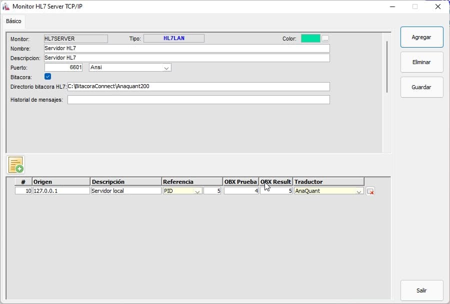 Monitor HL7