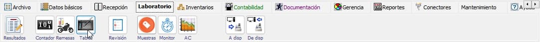 Ingreso del técnico por medio de tablet para ingresar resultados