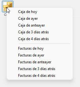 <p>Corte de caja</p>