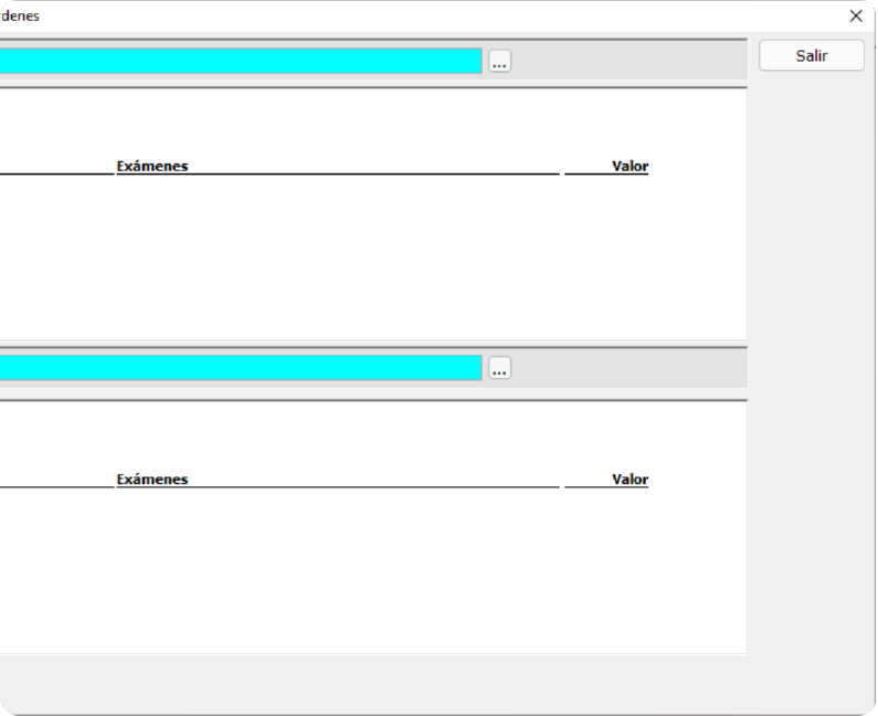 Ajustes, cambiar órdenes de un médico a otro médico